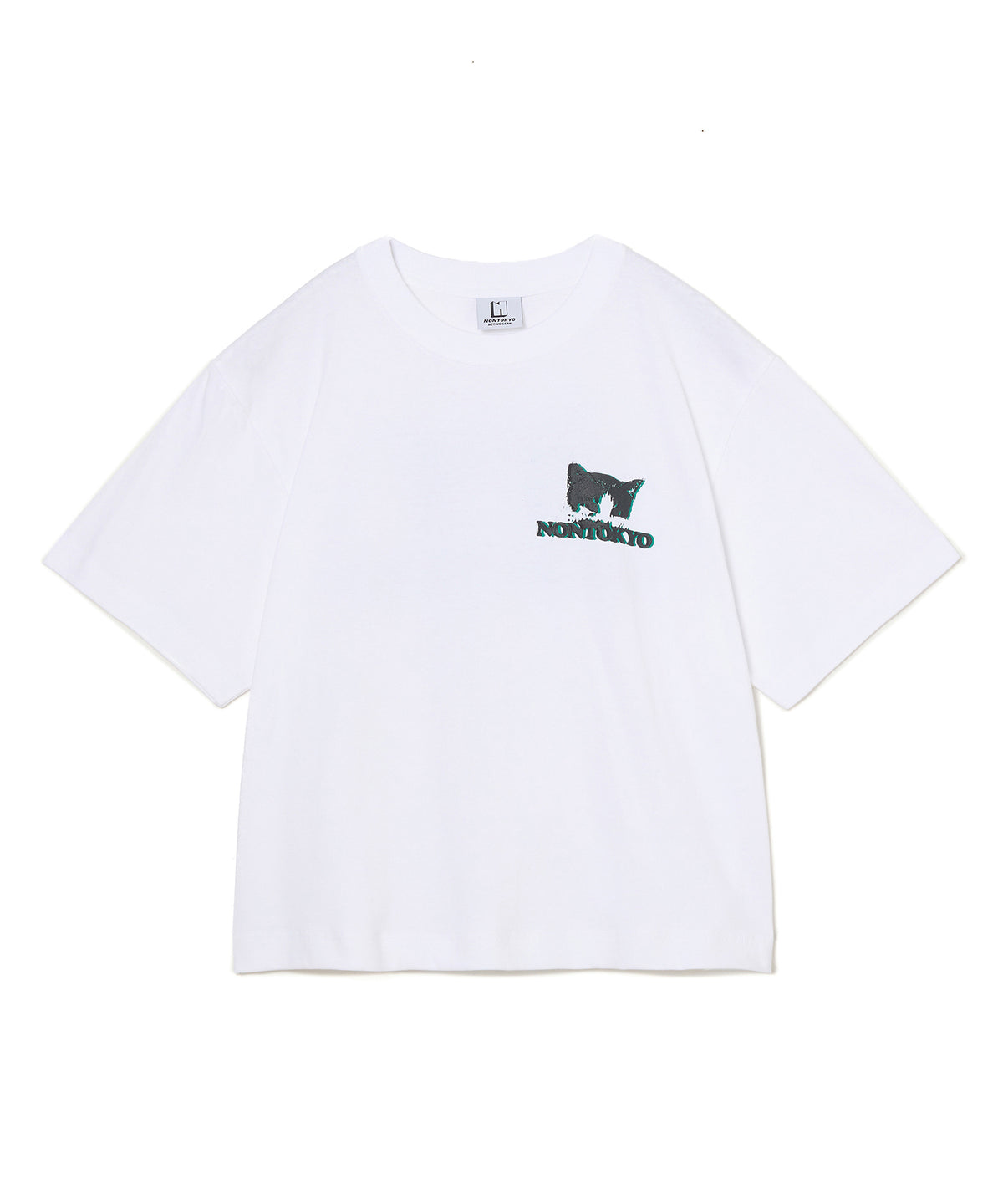 PRINT SHORT T-SHIRT(CAT)
