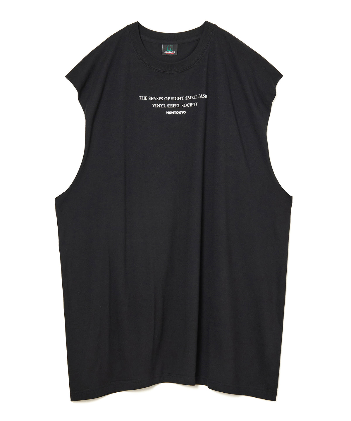PRINT NO-SLEEVE T-SHIRT(STRAWBERRY)
