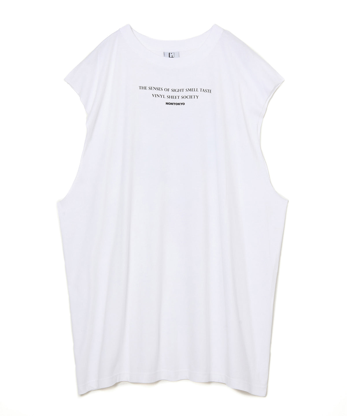 PRINT NO-SLEEVE T-SHIRT(STRAWBERRY)