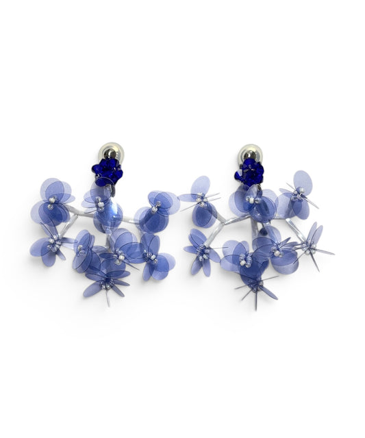 SEQUIN FLOWER BRANCH EARRINGS