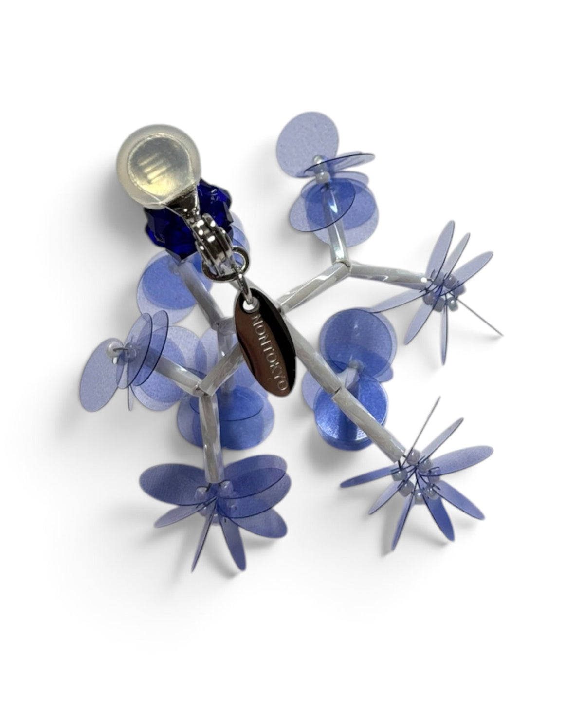 SEQUIN FLOWER BRANCH EARRINGS