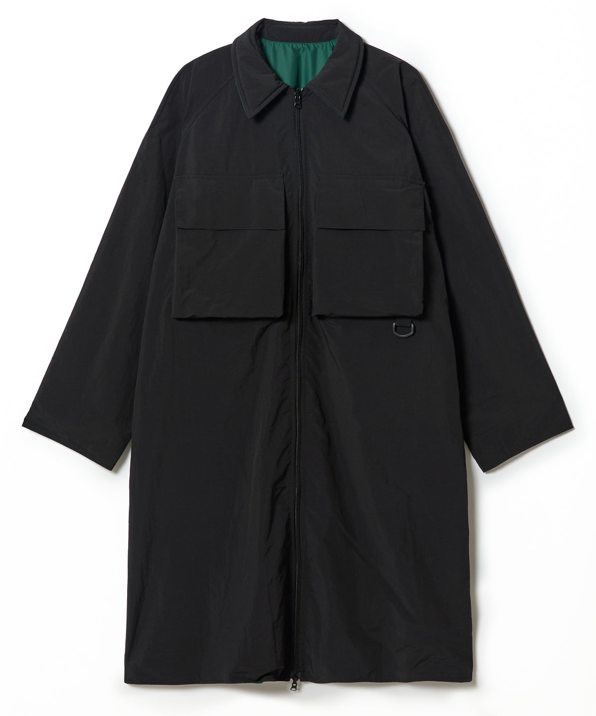 REVERSIBLE TECH COAT