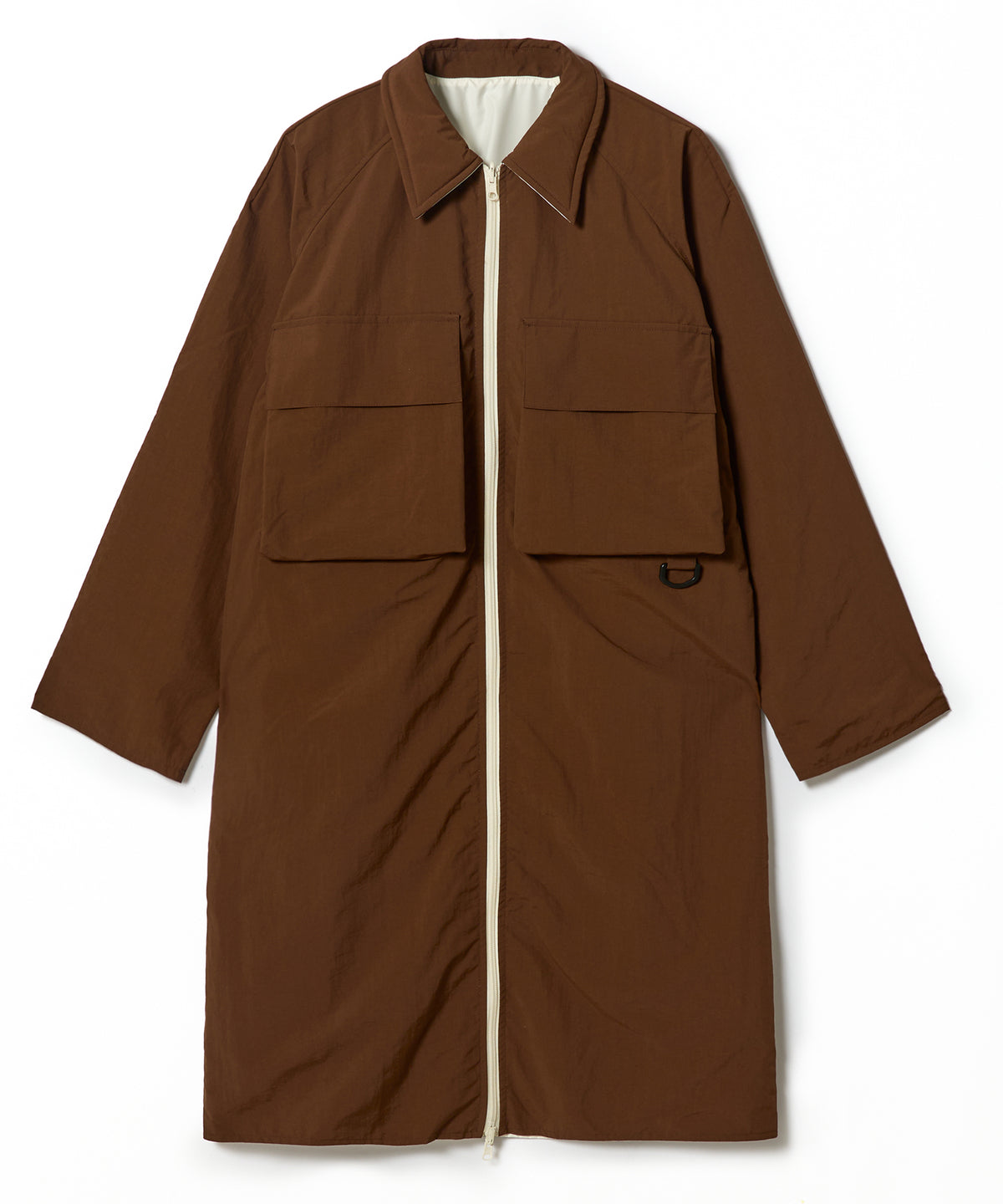REVERSIBLE TECH COAT