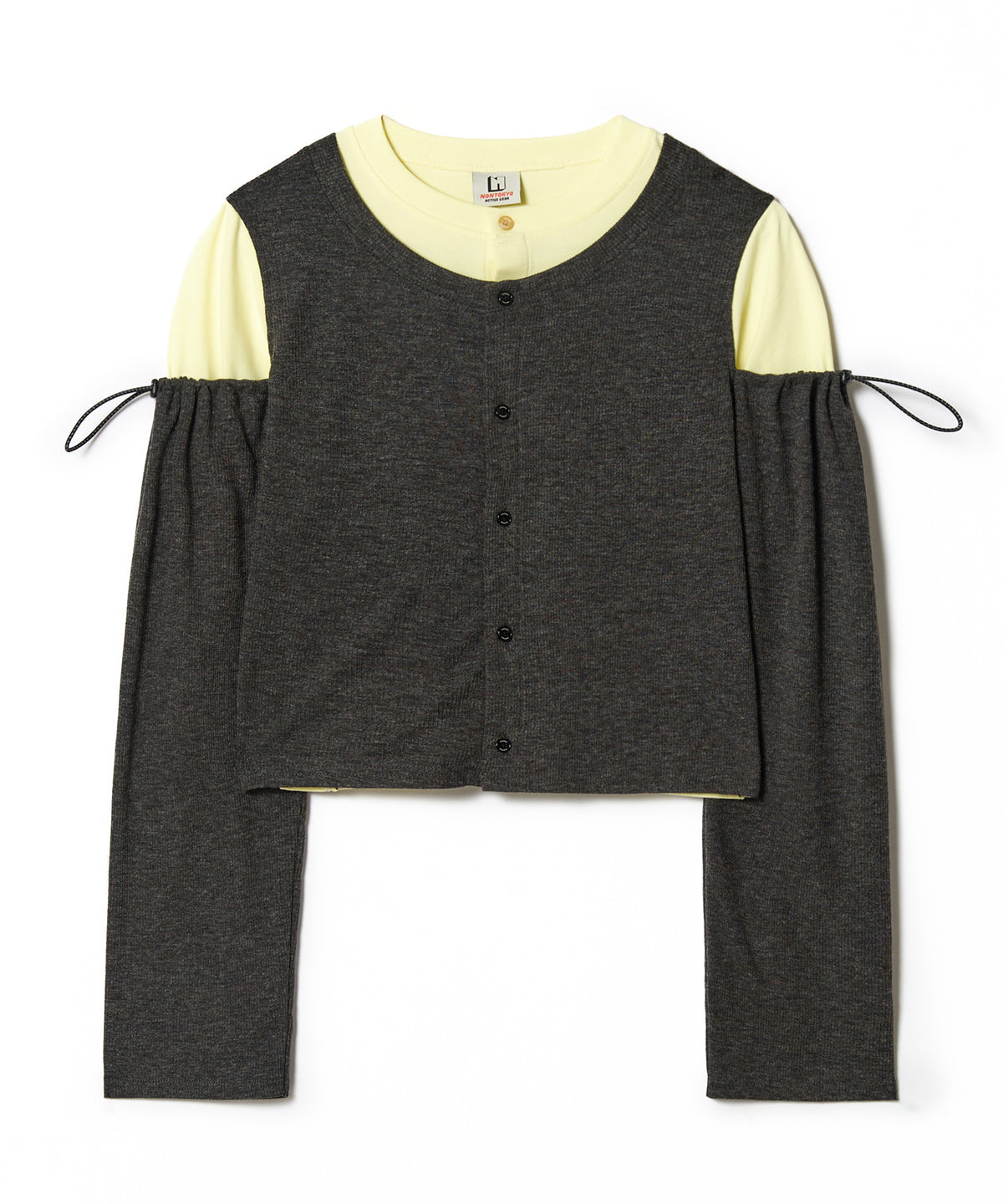 2WAY LAYERED CARDIGAN
