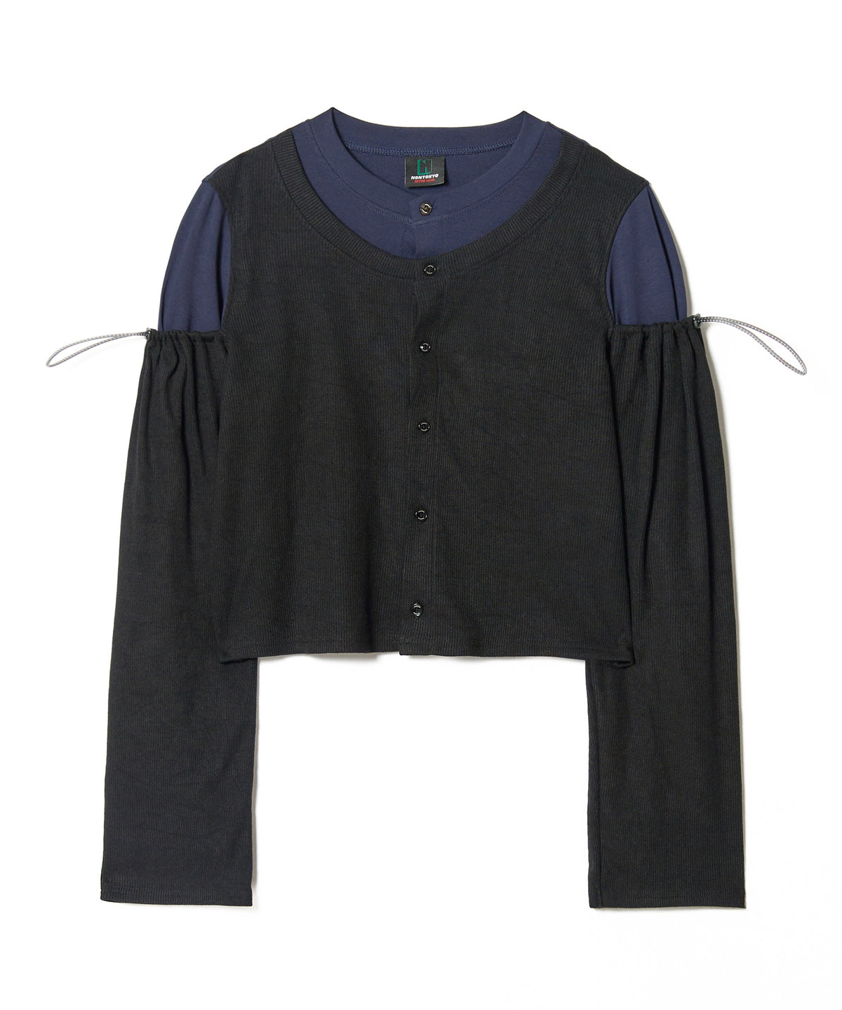 2WAY LAYERED CARDIGAN