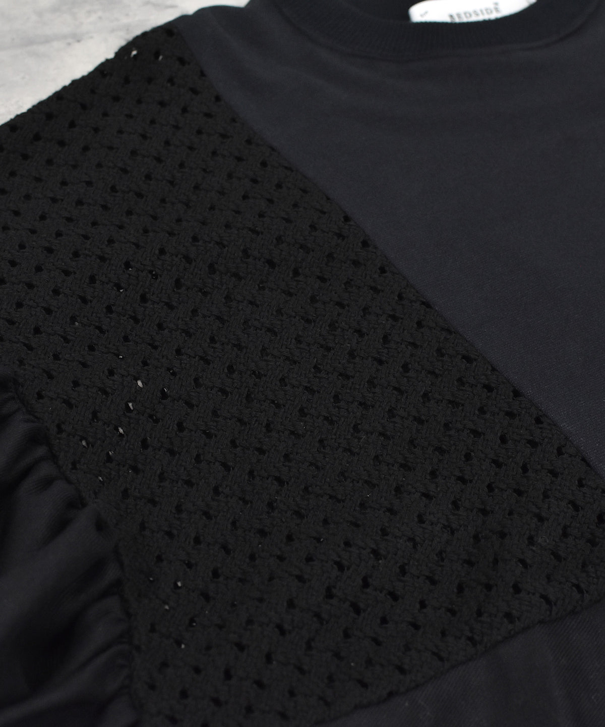 MIXTURE MEMORY DRESS　SILK SCREEN