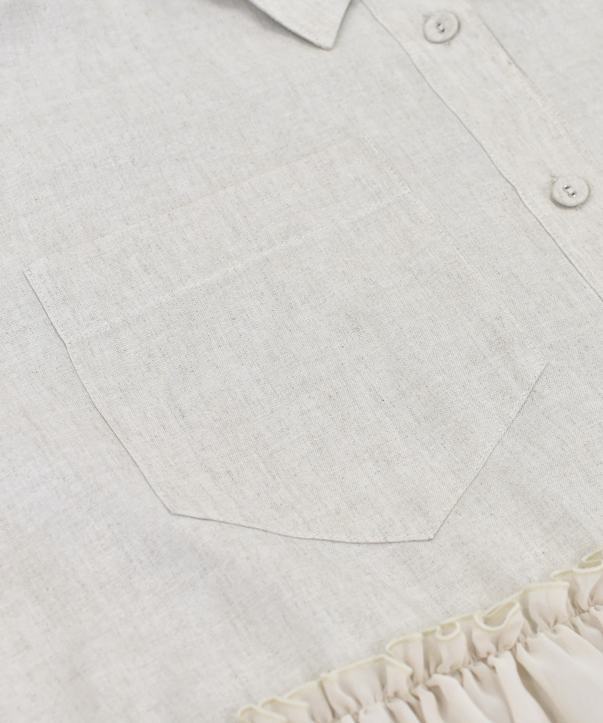 FRILL SHIRT JACKET