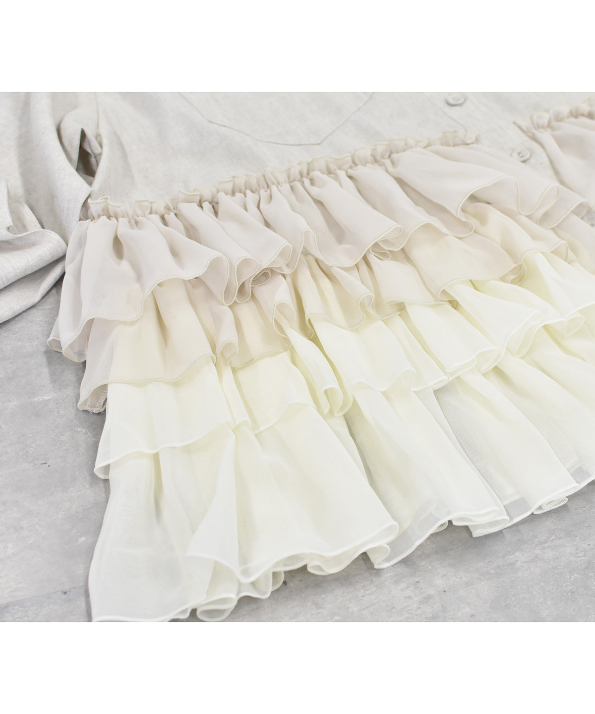 FRILL SHIRT JACKET