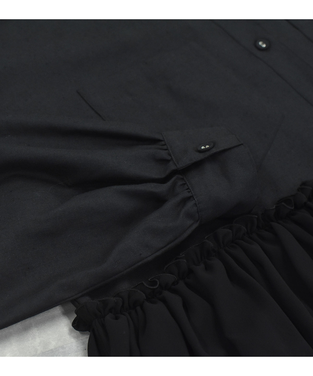 FRILL SHIRT JACKET
