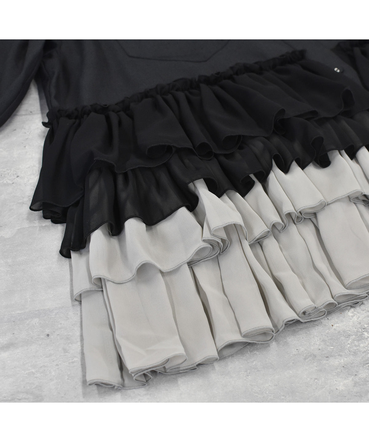 FRILL SHIRT JACKET