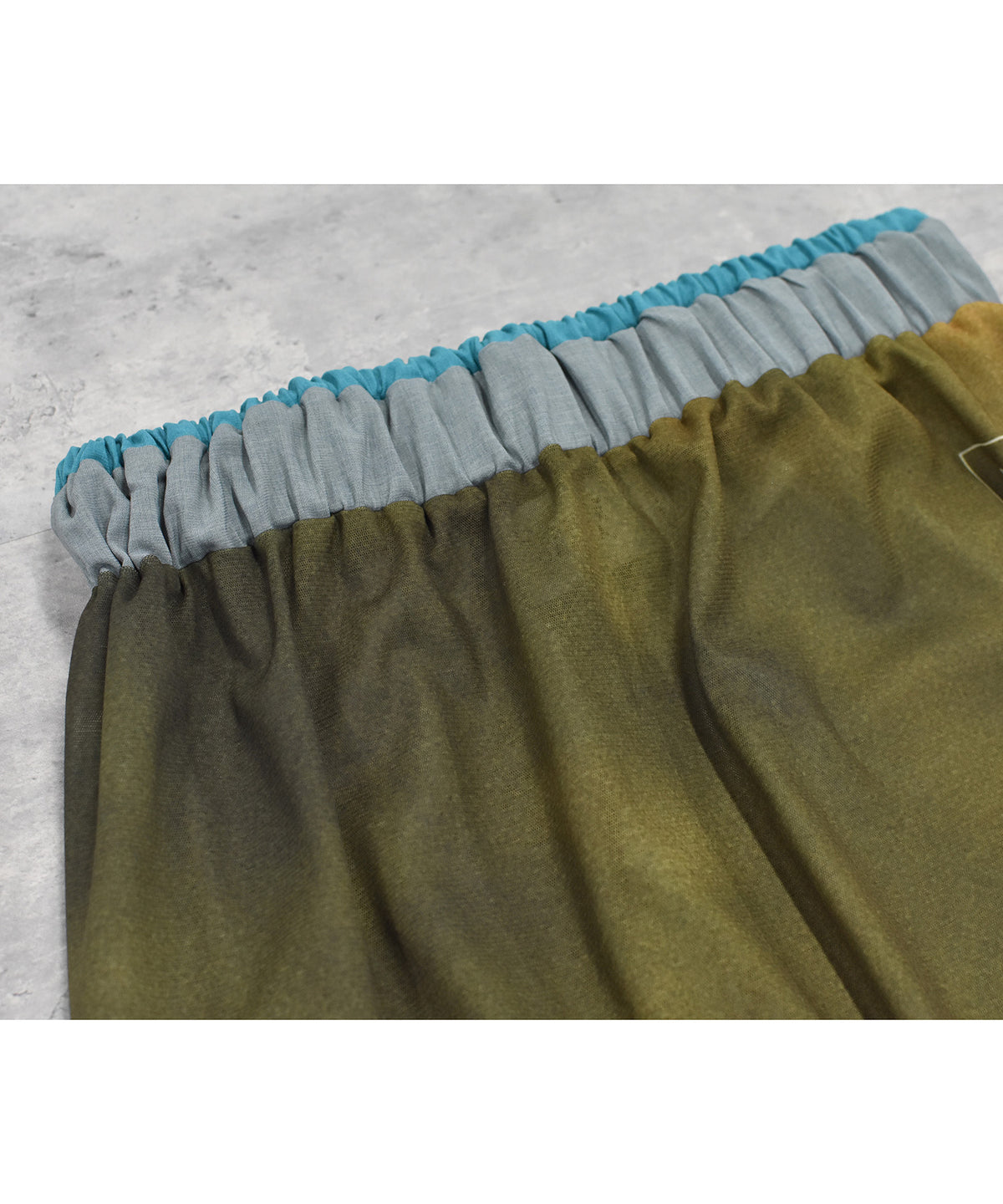 DIM PRINT LONG SKIRT