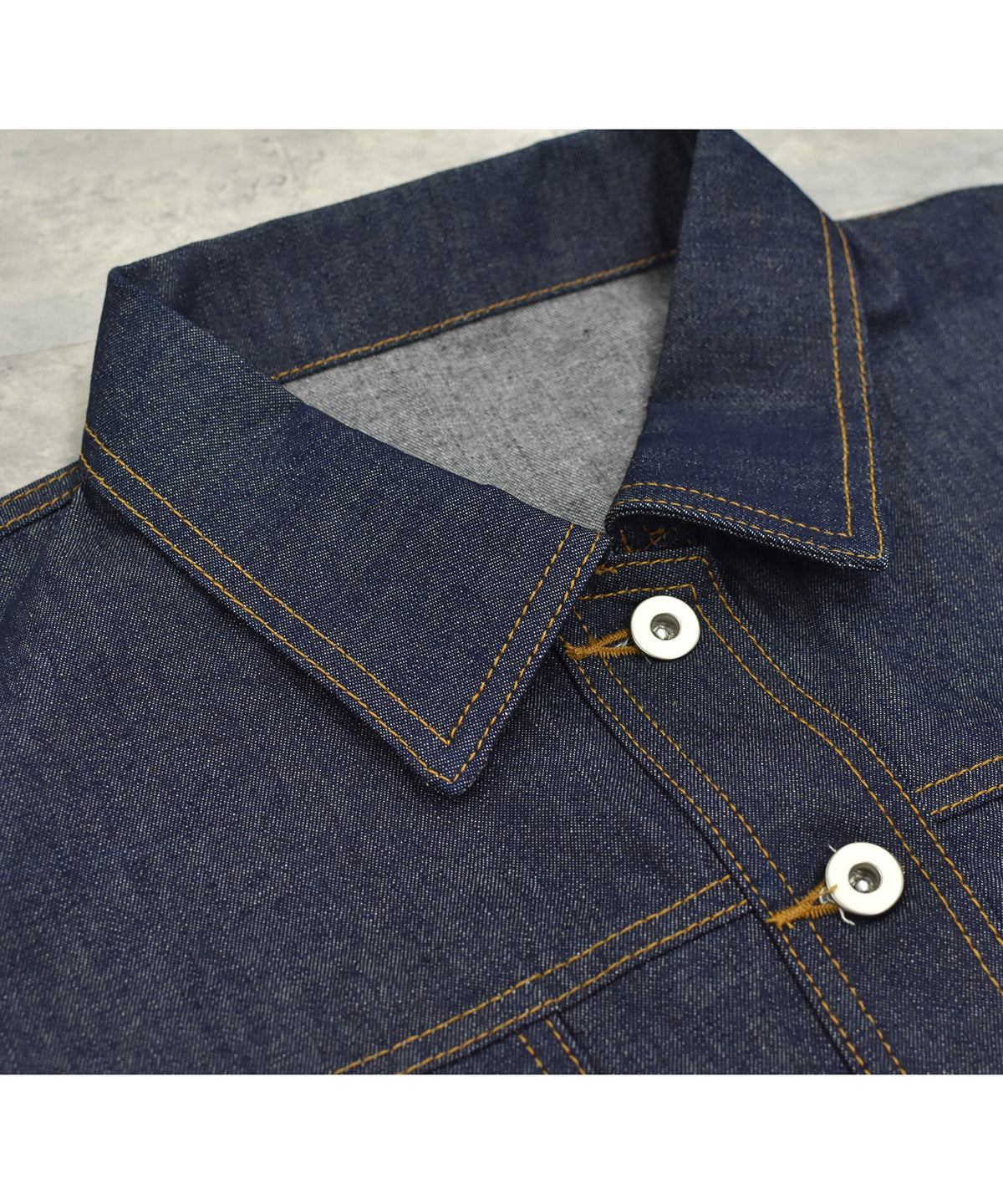 RAW-EDGE DENIM COAT