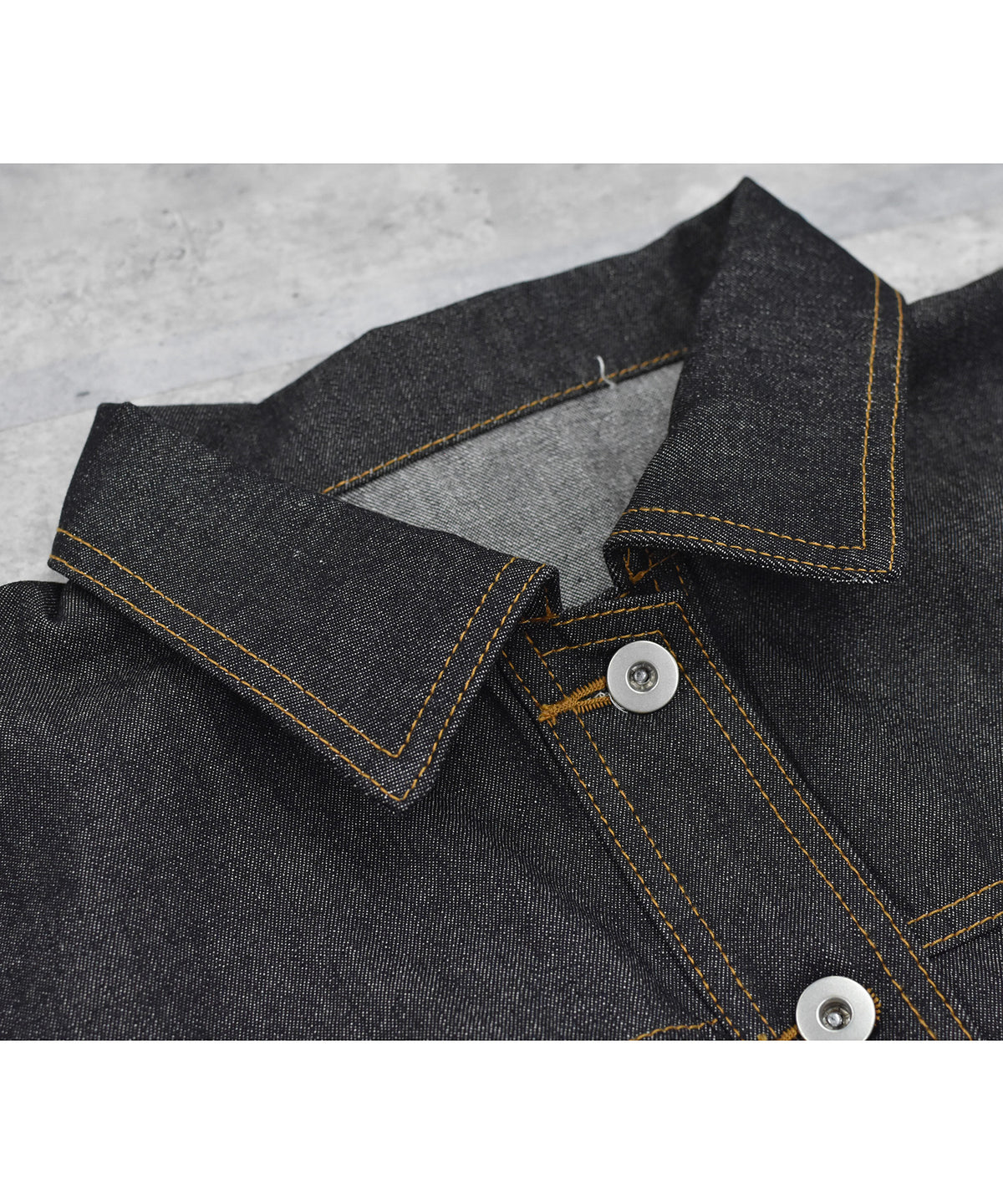 RAW-EDGE DENIM COAT