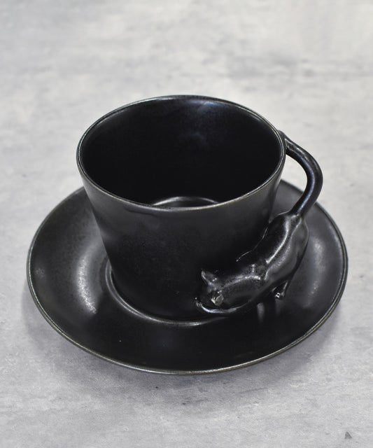 READY OR NOT CUP AND SAUCER