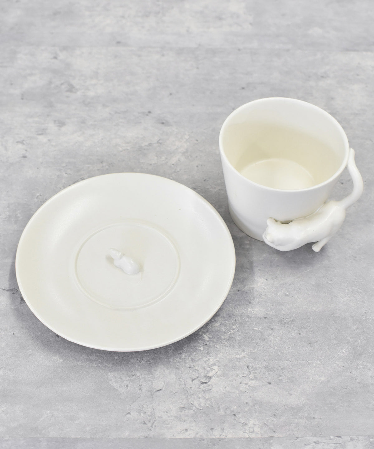 READY OR NOT CUP AND SAUCER