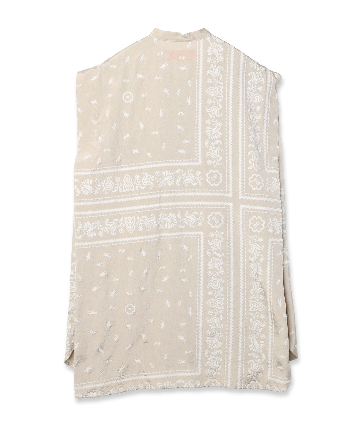 Dot Doll Bandana Patchwork Shirt