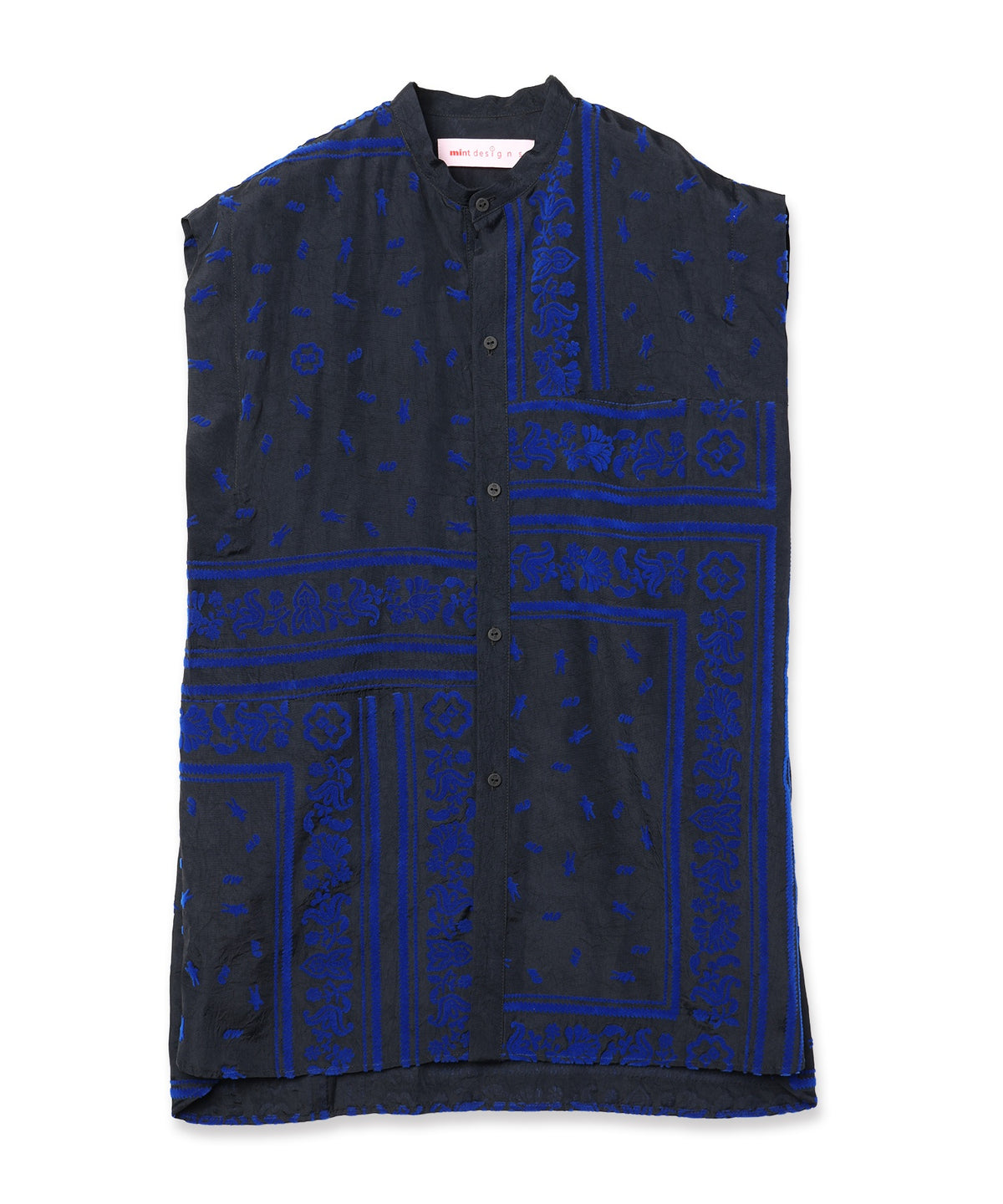 Dot Doll Bandana Patchwork Shirt