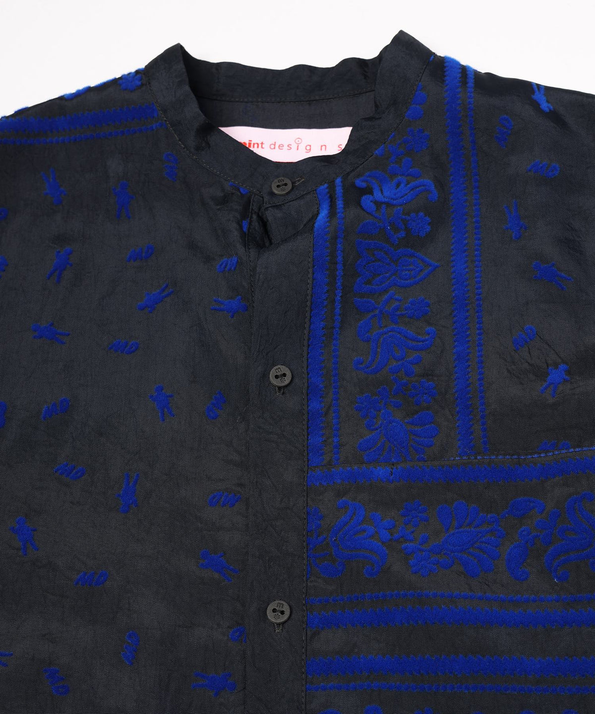 Dot Doll Bandana Patchwork Shirt