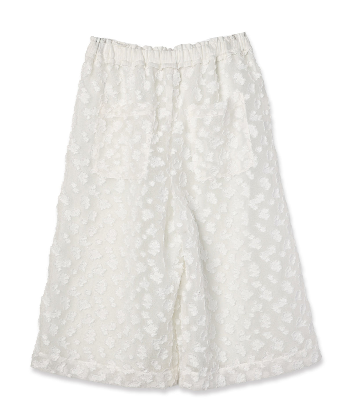 Floral Jacquard Volume Pants