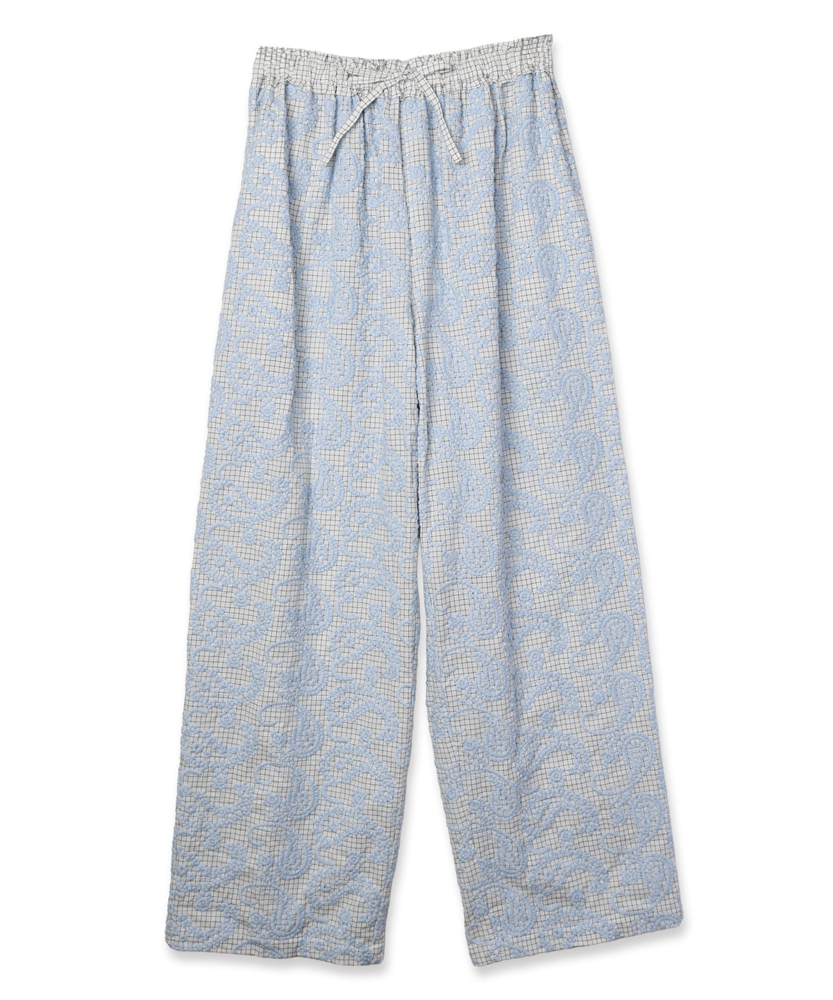 Layered Paisley Volume Pants