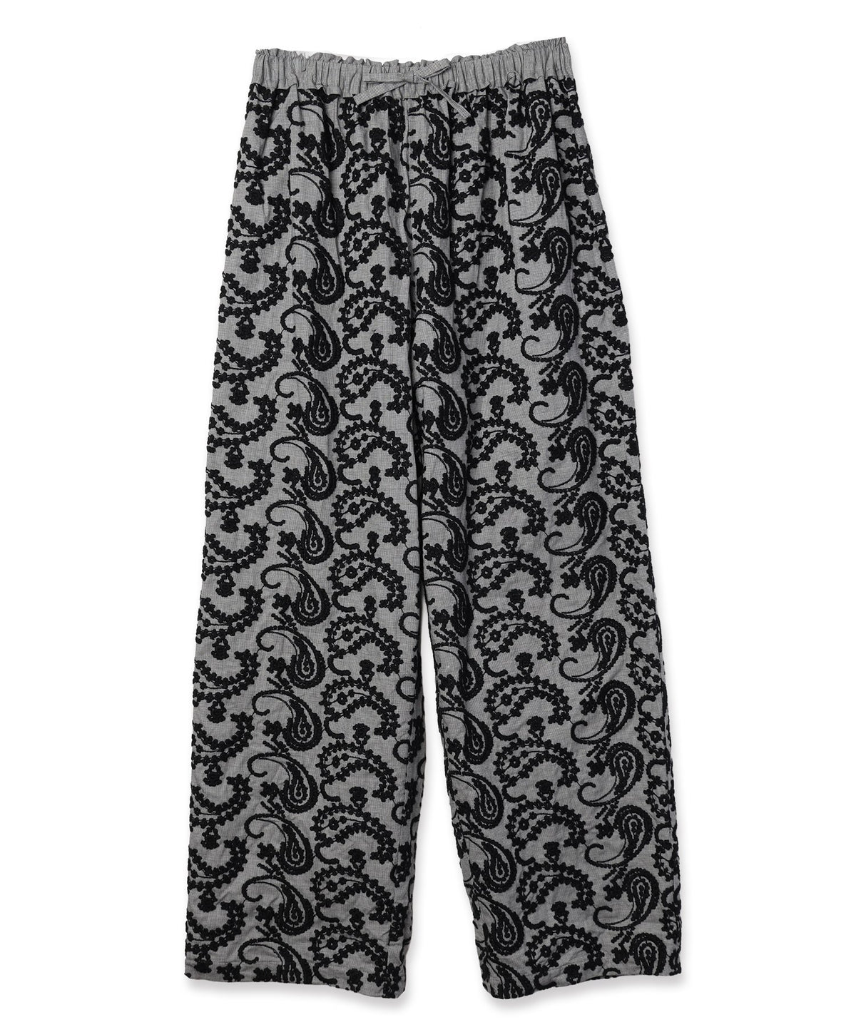 Layered Paisley Volume Pants