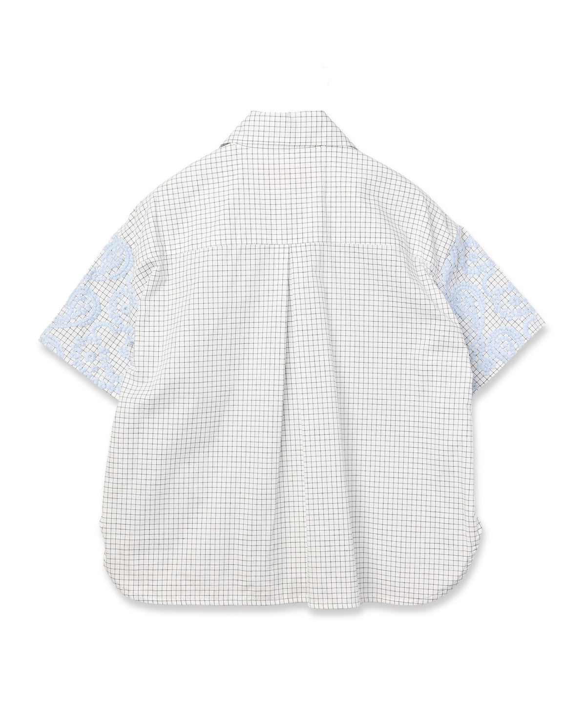 Layered Paisley Tie Collar Shirt