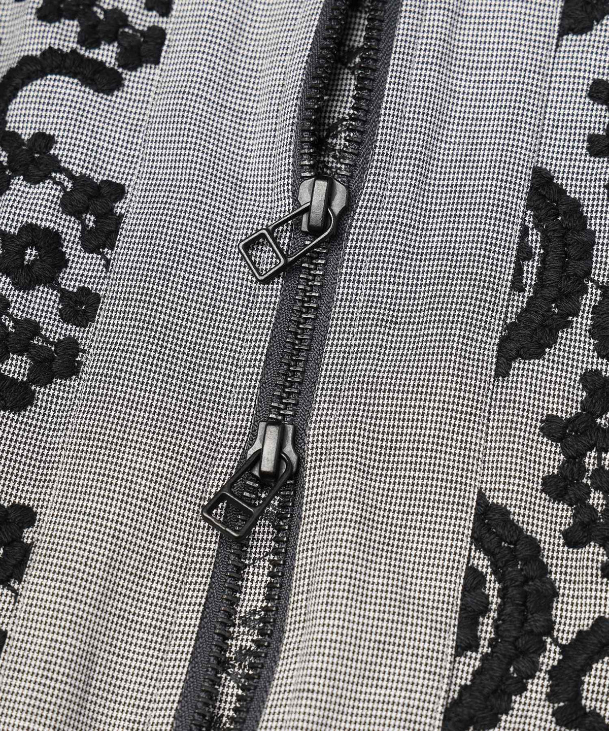 Layered Paisley Utility Blouson