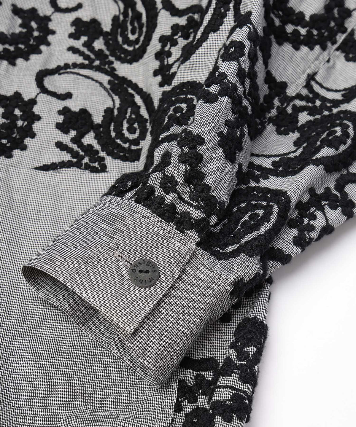 Layered Paisley Utility Blouson