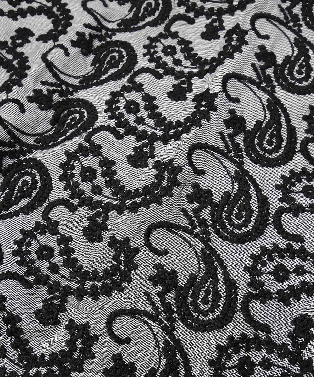 Layered Paisley Utility Blouson
