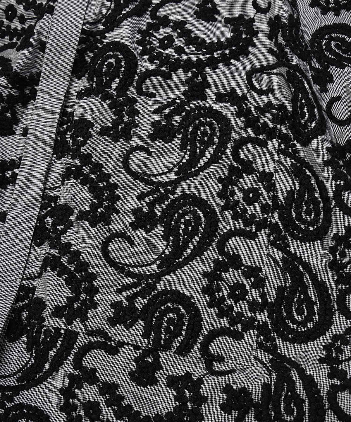 Layered Paisley Shirt Coat