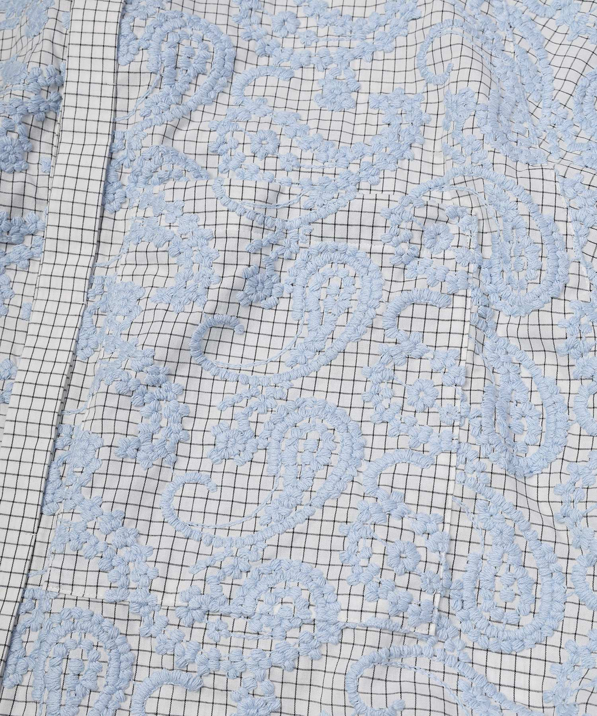 Layered Paisley Shirt Coat
