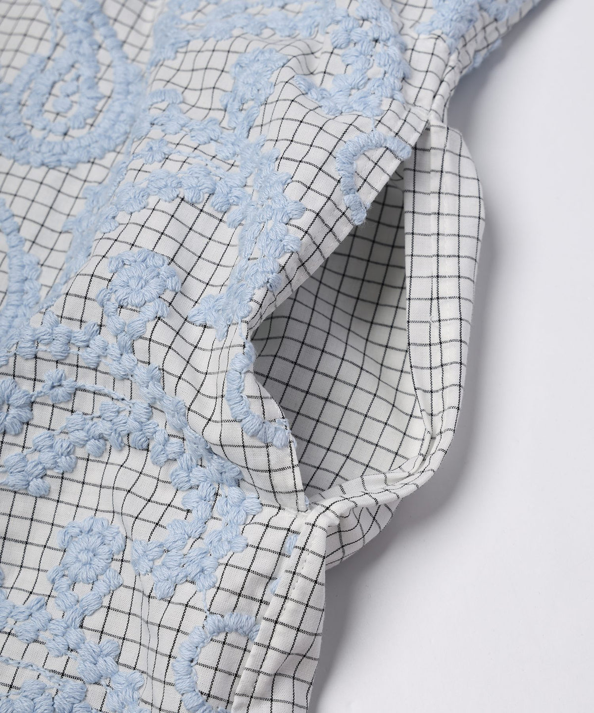 Layered Paisley Shirt Coat