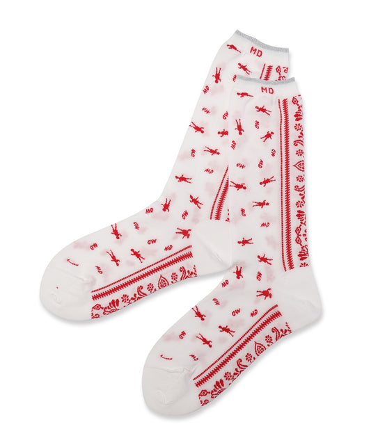 Dot Doll Bandana Socks