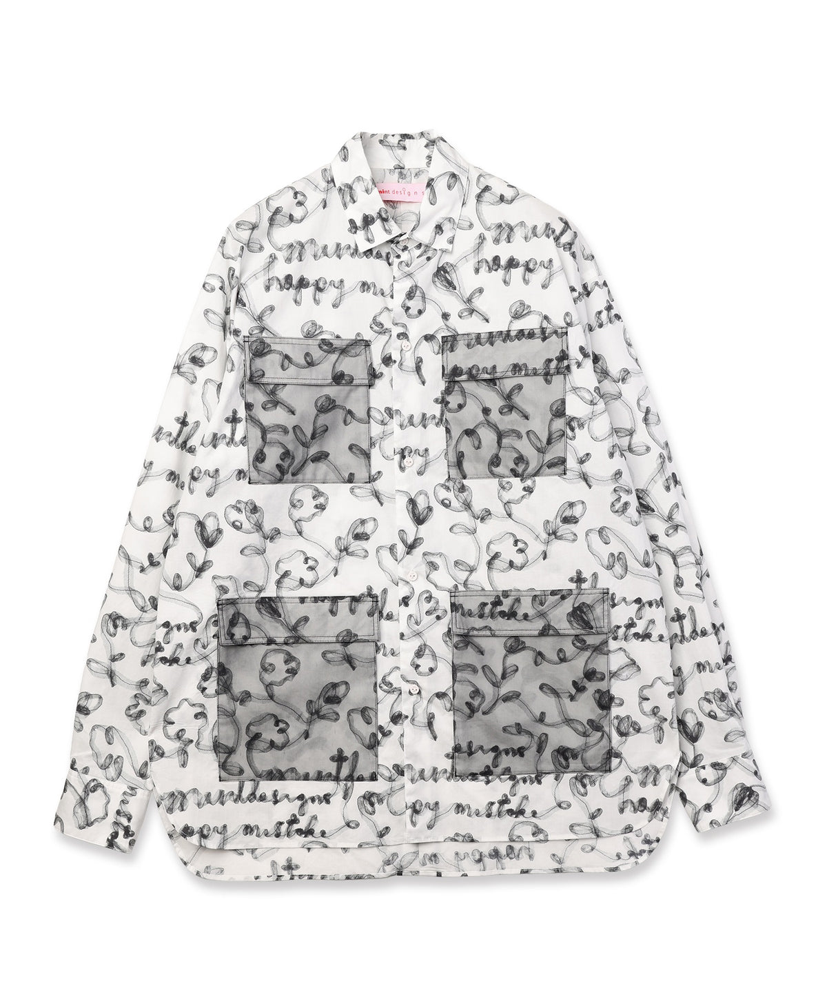 Tulle Ribbon Utility Overshirt