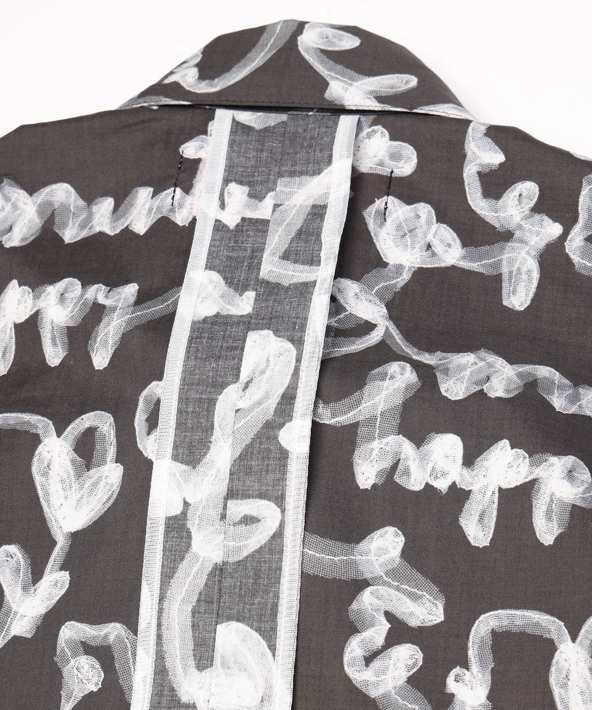 Tulle Ribbon Utility Overshirt