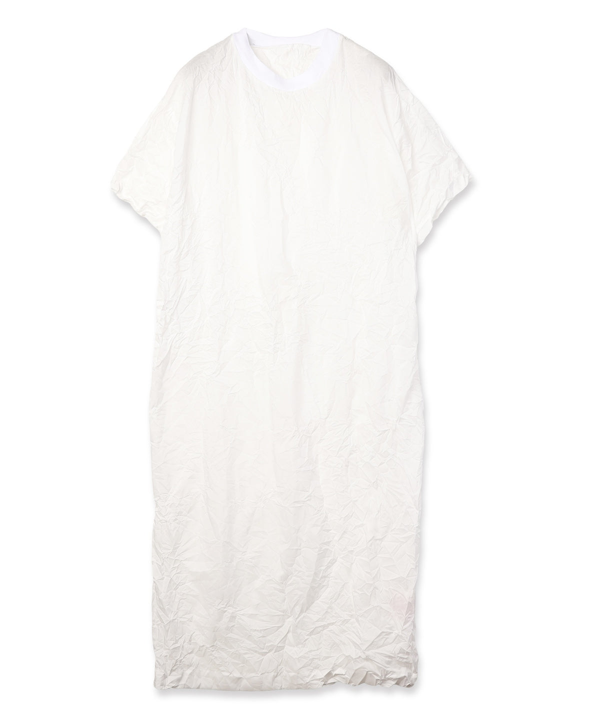 Crinkled Apron Dress