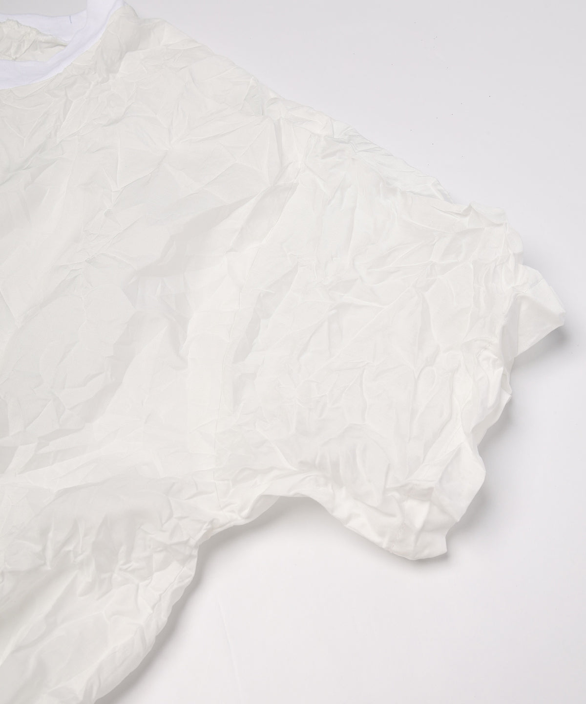 Crinkled Apron Dress