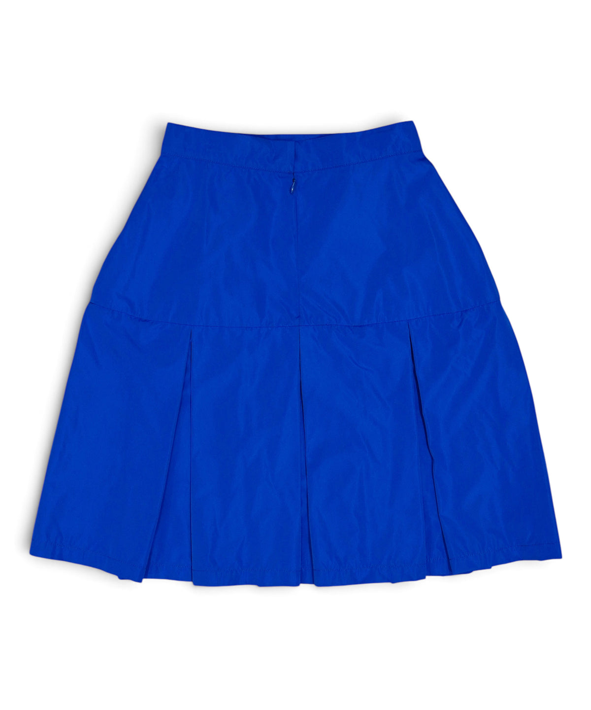 LAMINATED TAFFETA PLEATS MINI SKIRT
