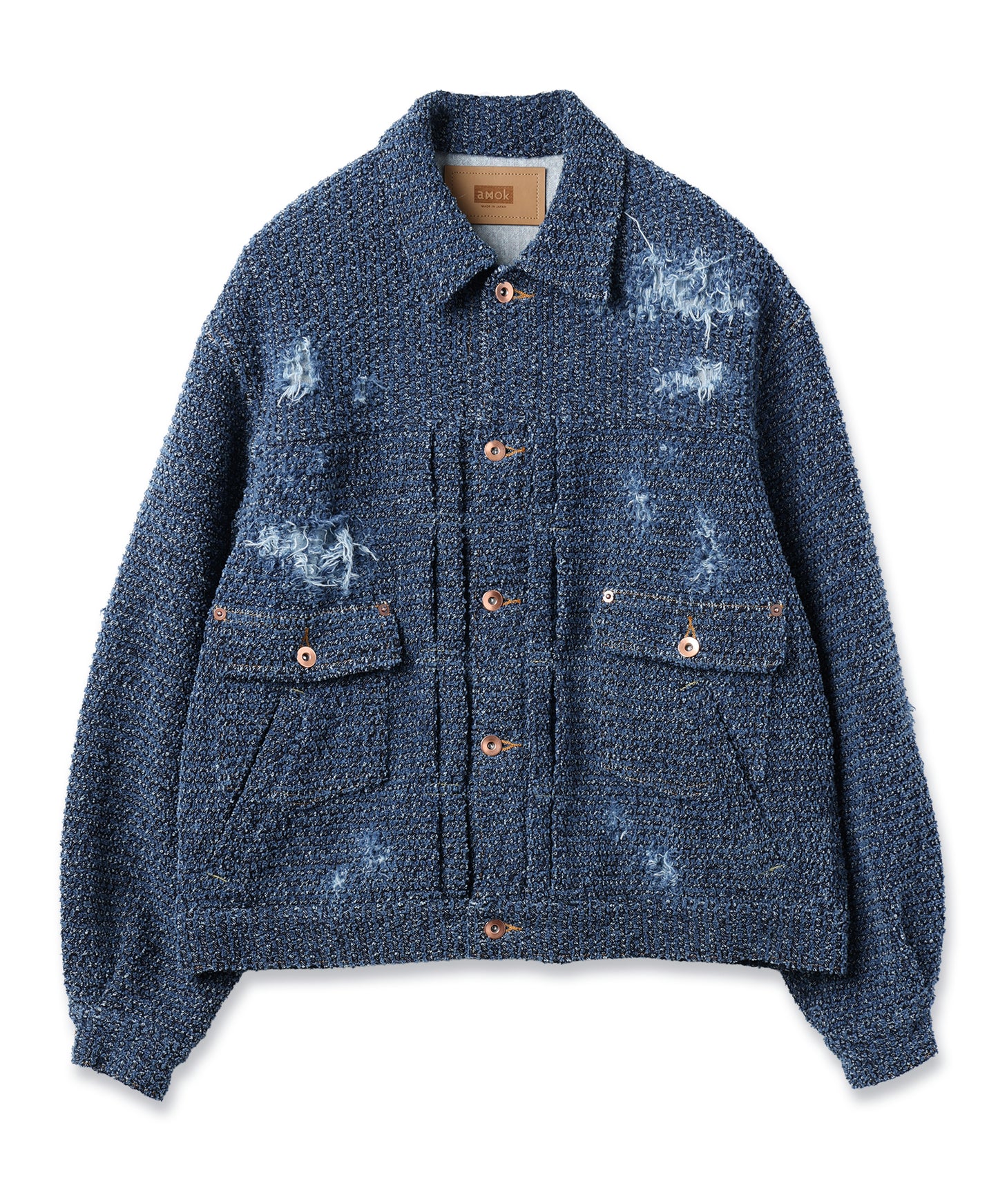 PUNCHING DENIM JACKET