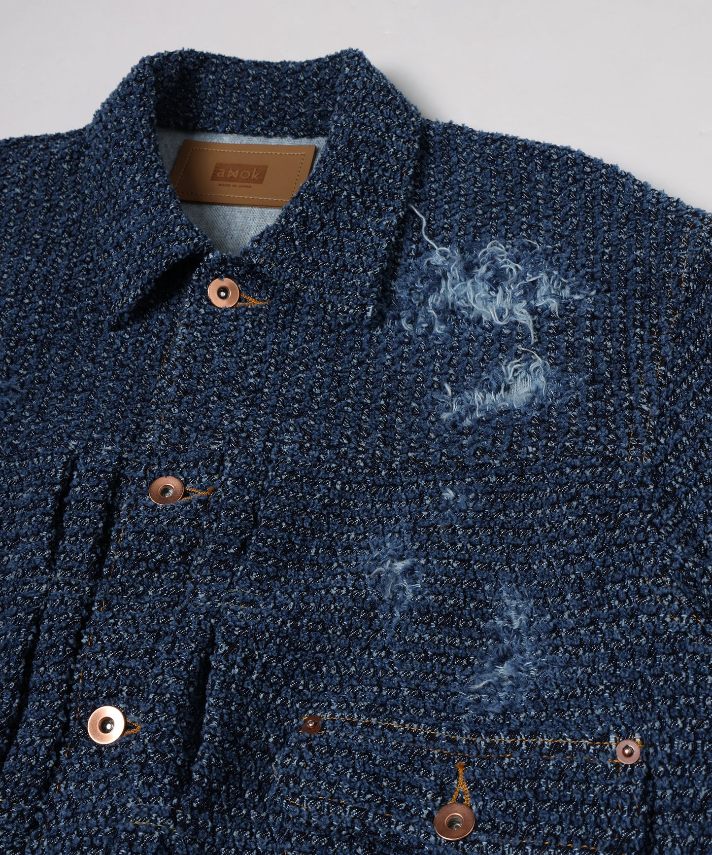 PUNCHING DENIM JACKET