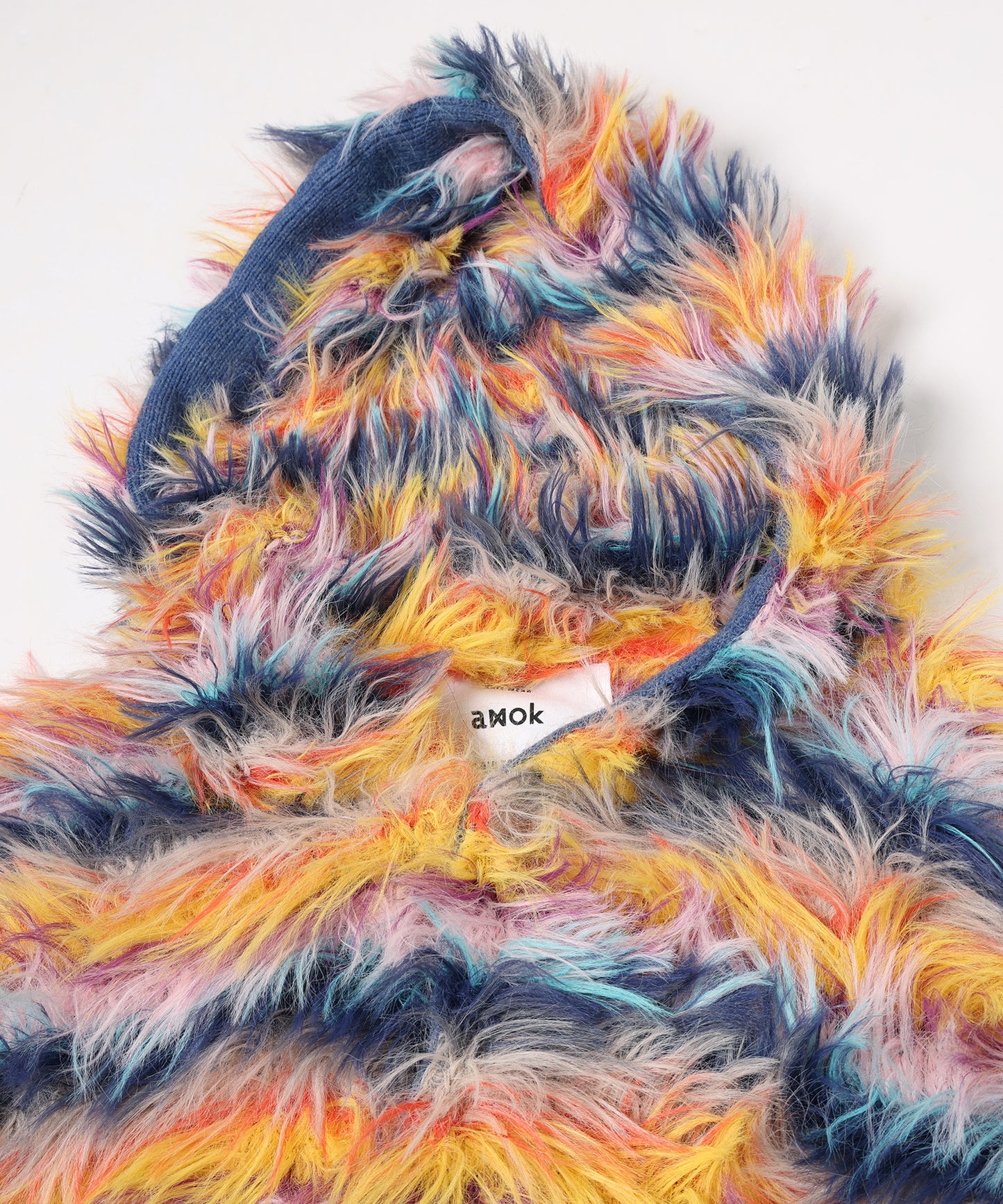 MULTI BORDER HOODIE KNIT