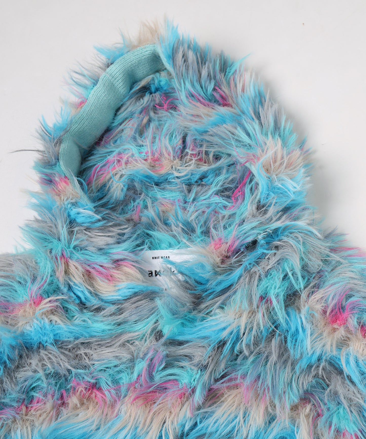 MULTI BORDER HOODIE KNIT