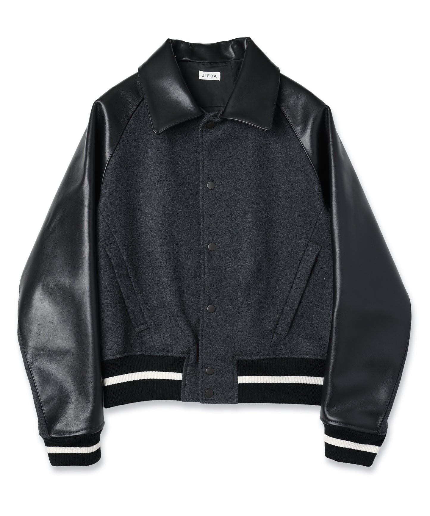 DRAPING VARSITY JACKET