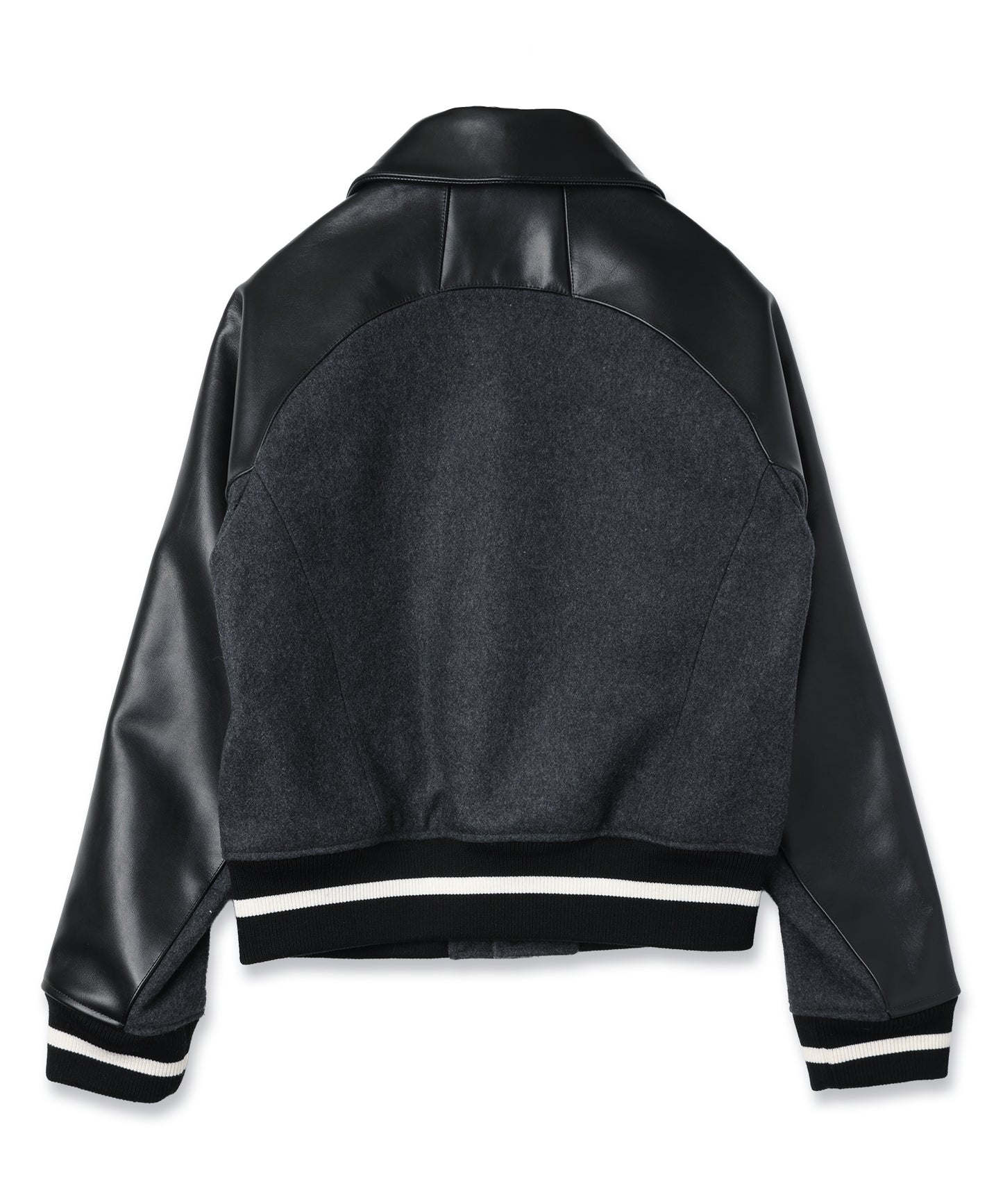 DRAPING VARSITY JACKET