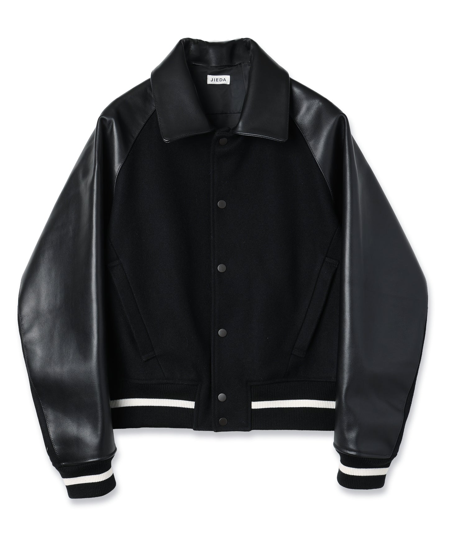 DRAPING VARSITY JACKET