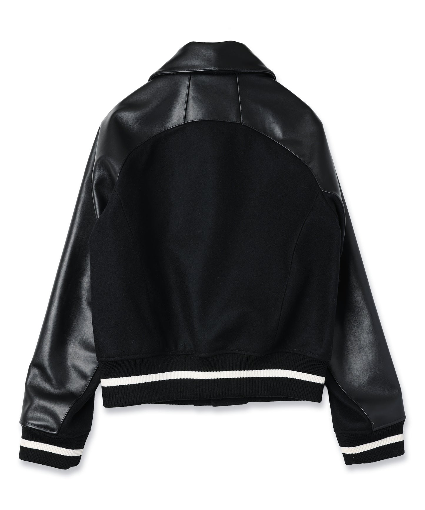 DRAPING VARSITY JACKET