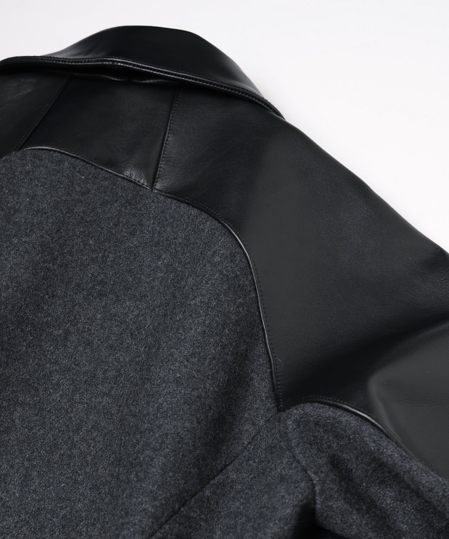 DRAPING VARSITY JACKET