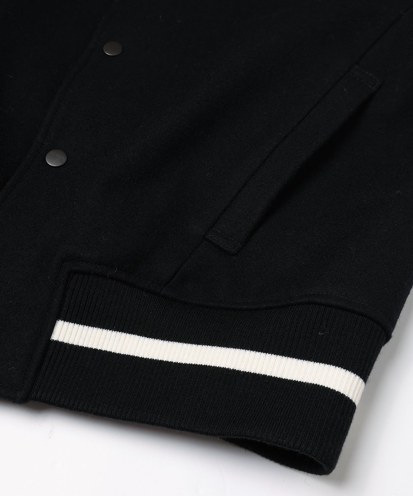 DRAPING VARSITY JACKET