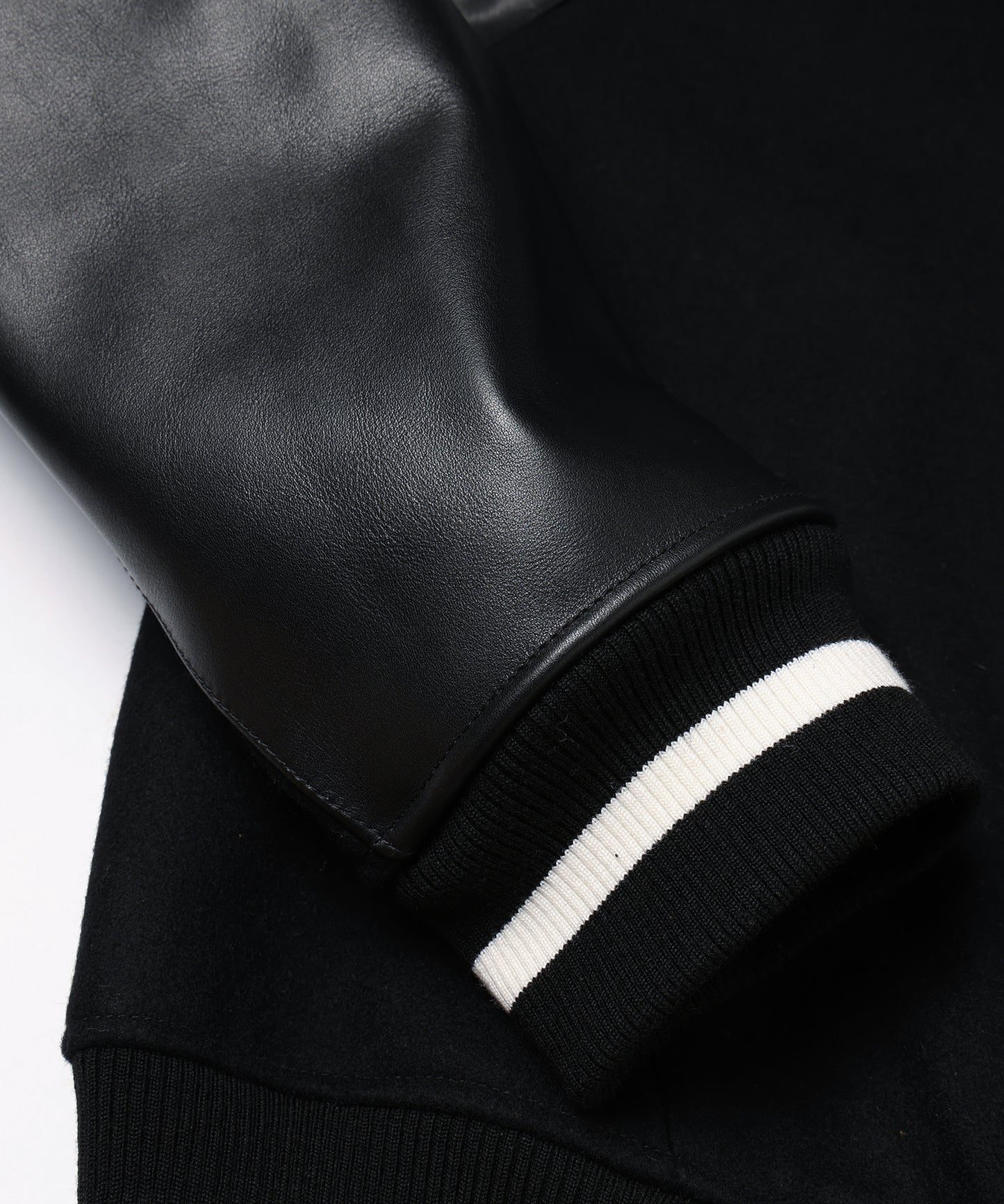 DRAPING VARSITY JACKET