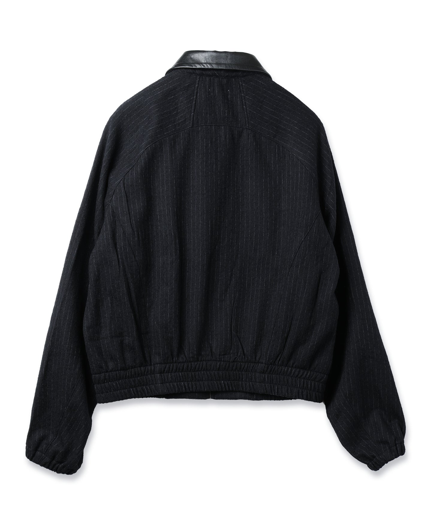 LEATHER COLLAR SHORT JACKET